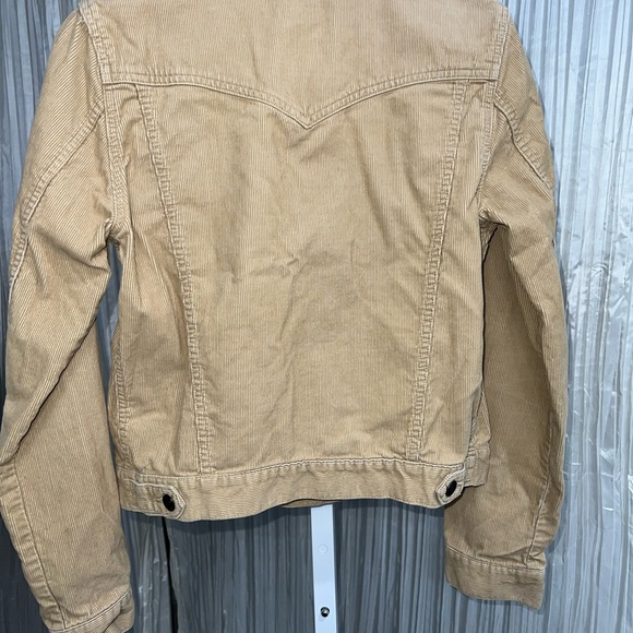 Abercrombie & Fitch Women Corduroy Tan Jacket Size M - Picture 8 of 12